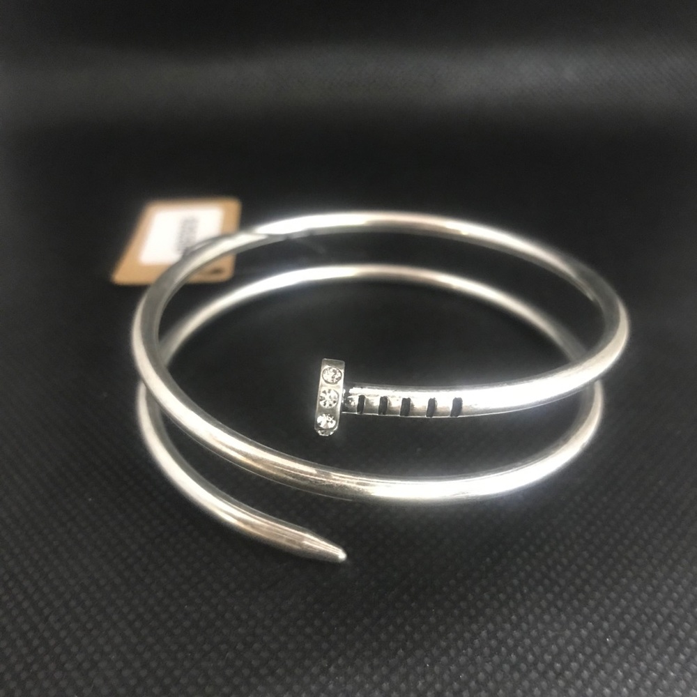 Silver Nail bracelet